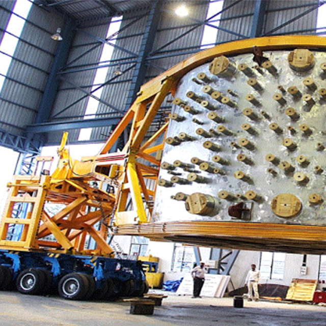 Blueprint illustration of Walchand Group engineering workshops and precision manufacturing